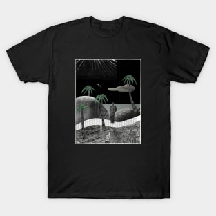 Lonely Isolated Walk at the Beach T-Shirt